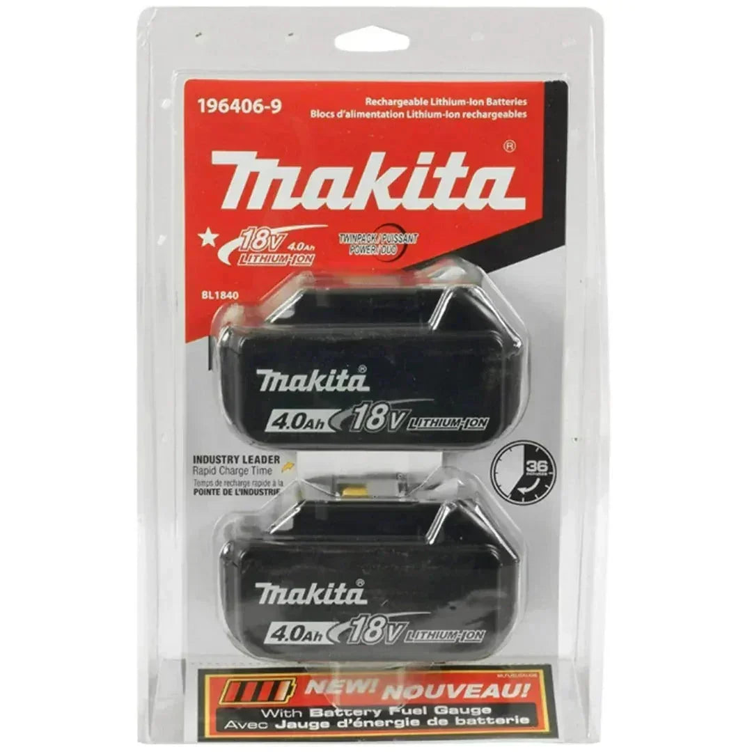 Makita 18V 4.0Ah Battery Combo Kit – Twin Pack