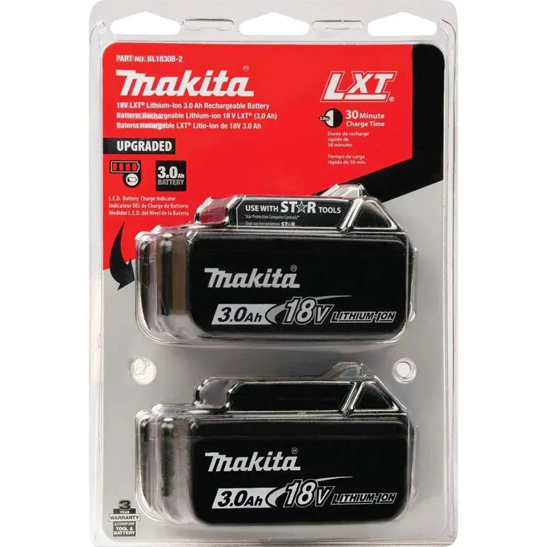 Makita 18V 3.0Ah Battery Combo Kit – Twin Pack
